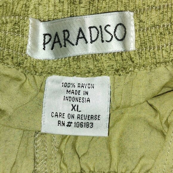 Paradiso 4 pc  beaded outfit  cropped pants and 3 various matching shirts  Sz XL - Picture 13 of 13